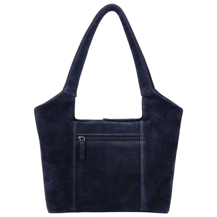 Hide & Stitches Suede Schoudertas