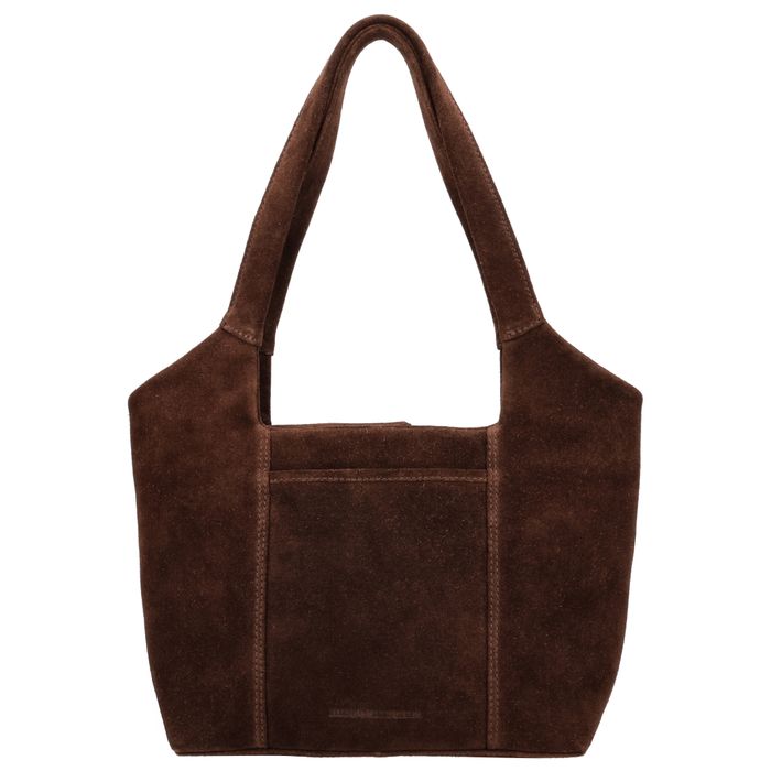Hide & Stitches Suede Schoudertas