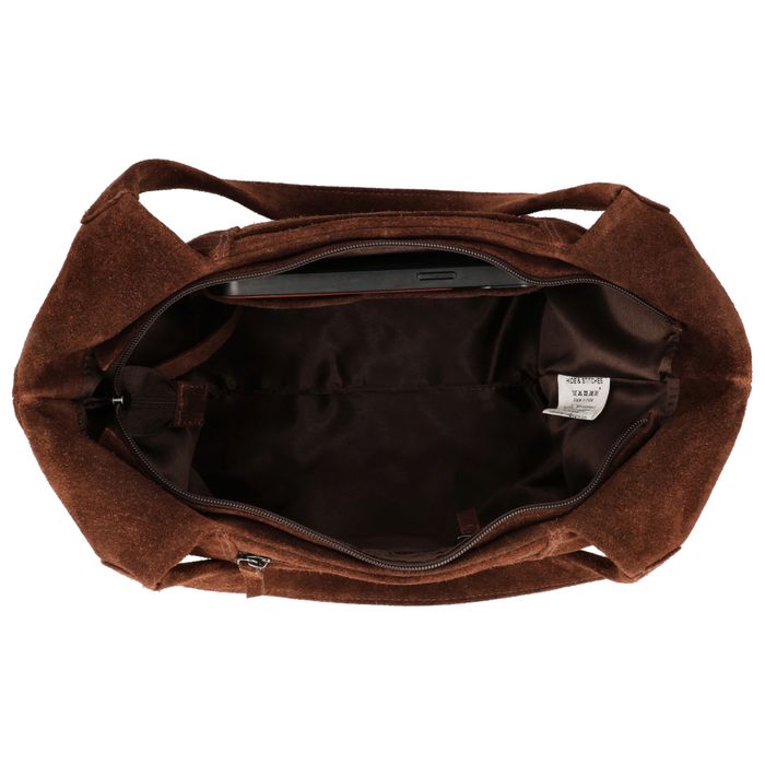 Hide & Stitches Suede Schoudertas