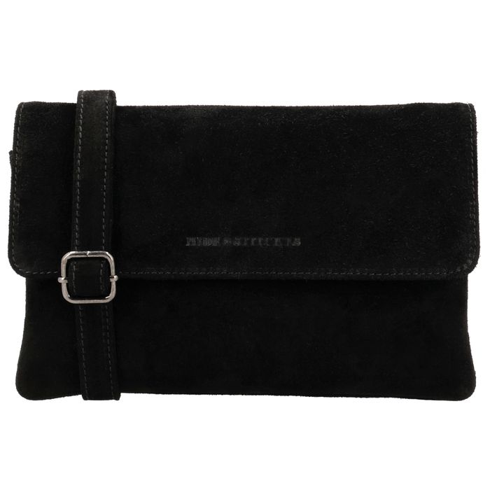 Hide & Stitches Suede Schoudertas