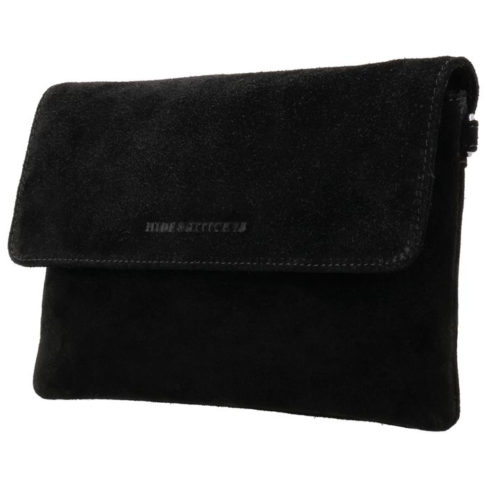 Hide & Stitches Suede Schoudertas