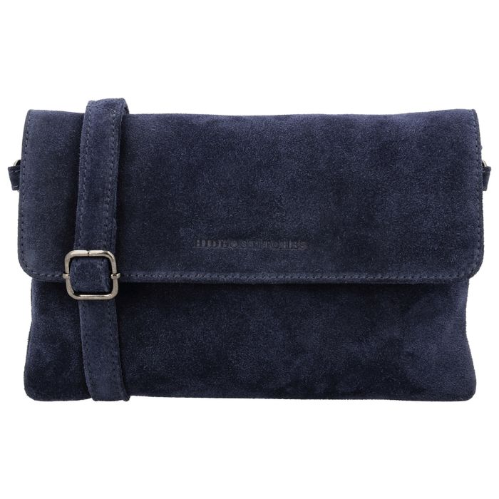 Hide & Stitches Suede Schoudertas