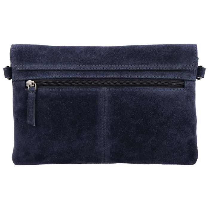 Hide & Stitches Suede Schoudertas
