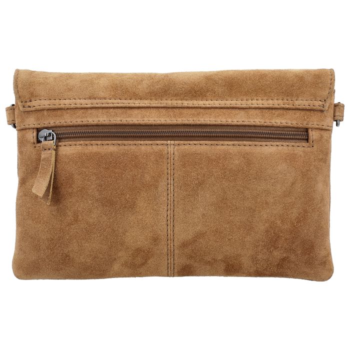 Hide & Stitches Suede Schoudertas