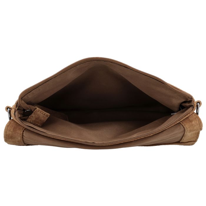 Hide & Stitches Suede Schoudertas