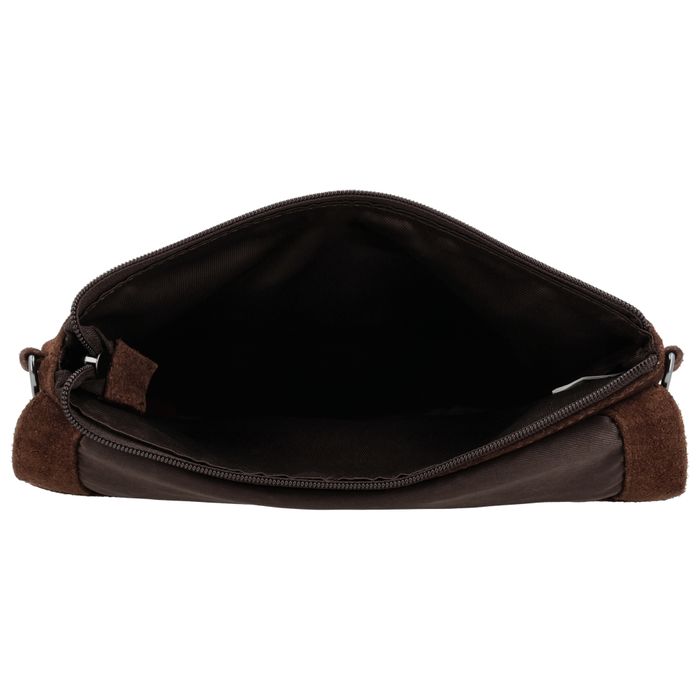 Hide & Stitches Suede Schoudertas