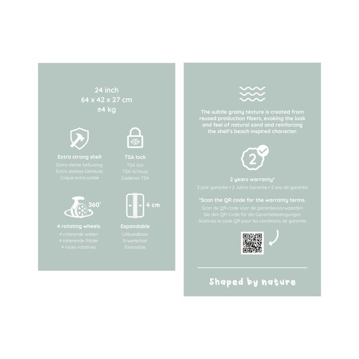 Zebra Trends Sandy Koffer 16-24 Inch