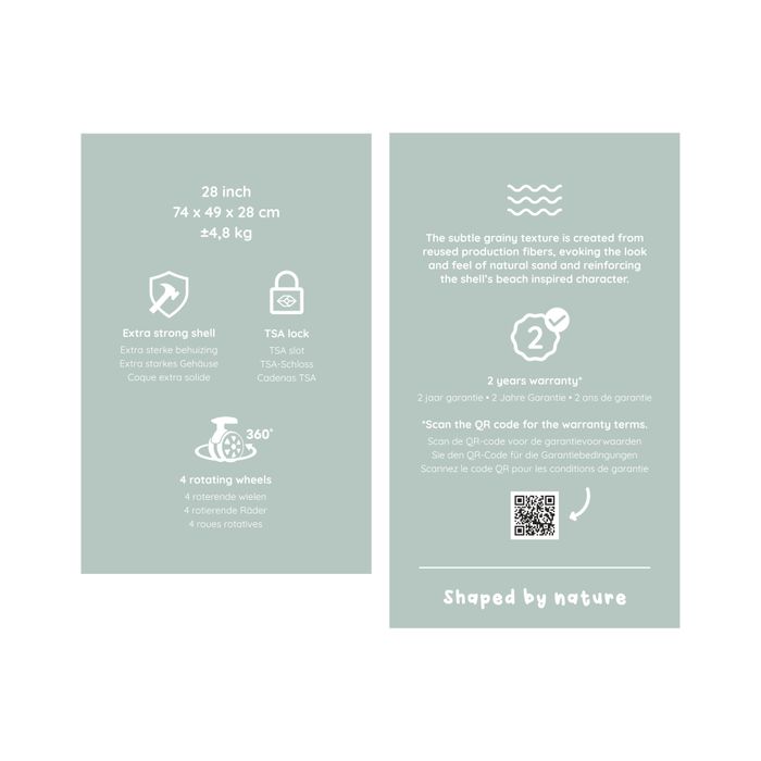 Zebra Trends Sandy Koffer 20-28 Inch