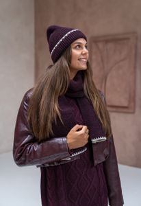 Zebra Trends Winter Classics Set muts & sjaal Onesize