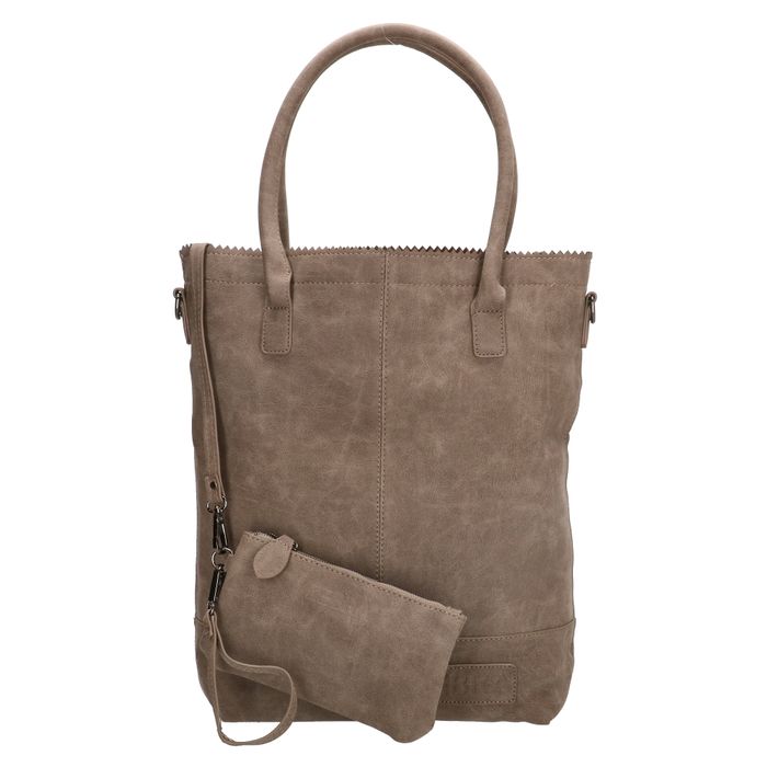 Zebra Kartel met rits Shopper