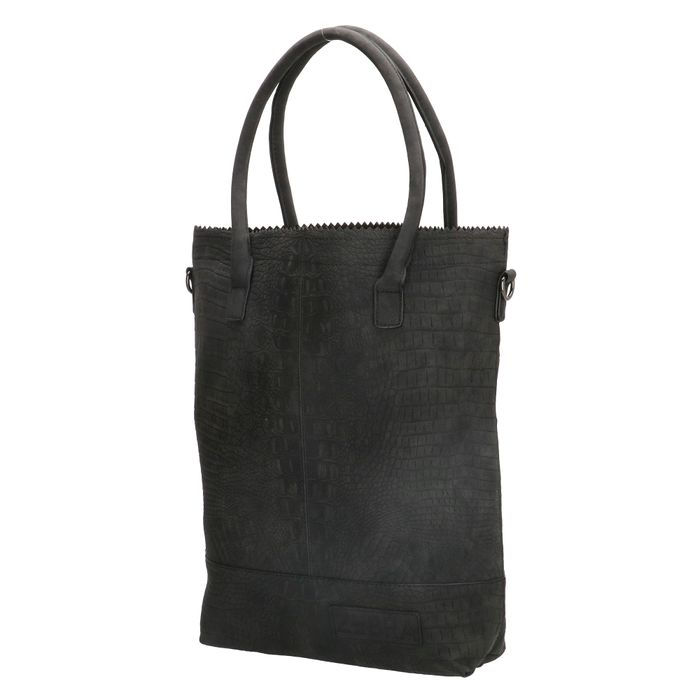 Zebra Kartel met rits Shopper