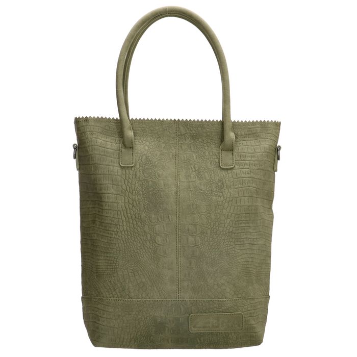 Zebra Kartel met rits Shopper