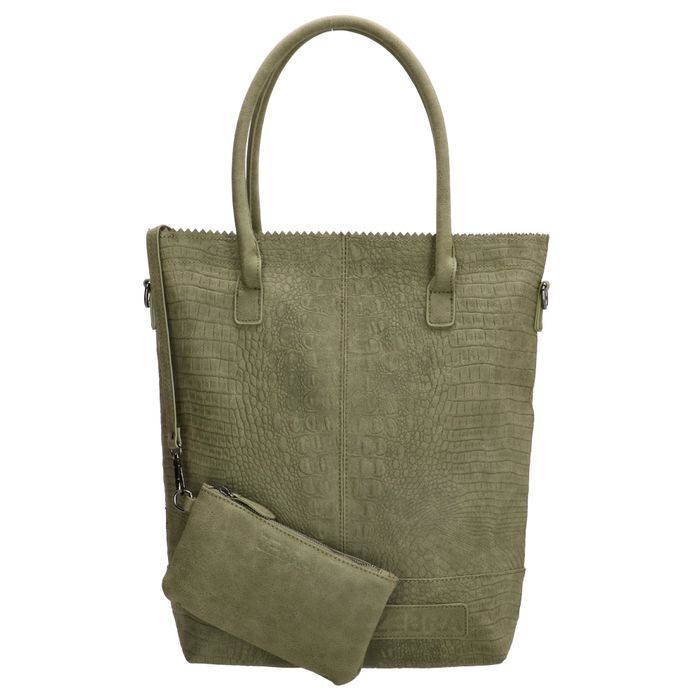 Zebra Kartel met rits Shopper