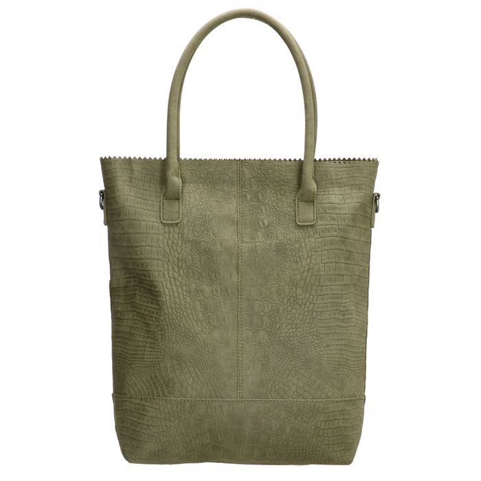 Zebra Kartel met rits Shopper