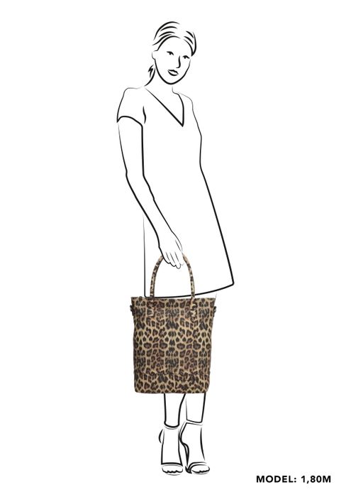 Zebra Trends Kartel met rits Shopper