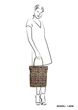 Zebra Trends Kartel met rits Shopper
