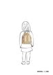 Zebra Trends Girls Rugzak