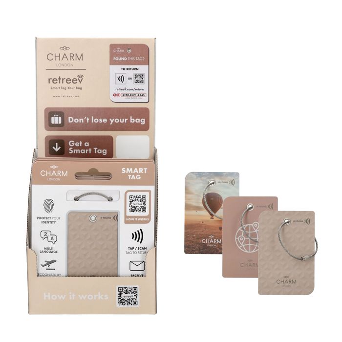 Charm London Retreev Kofferlabel