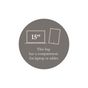 Charm London Cambridge Laptoptas 15,6 inch (34.5x19.4 cm)