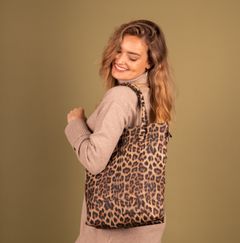 Zebra Trends Kartel met rits Shopper